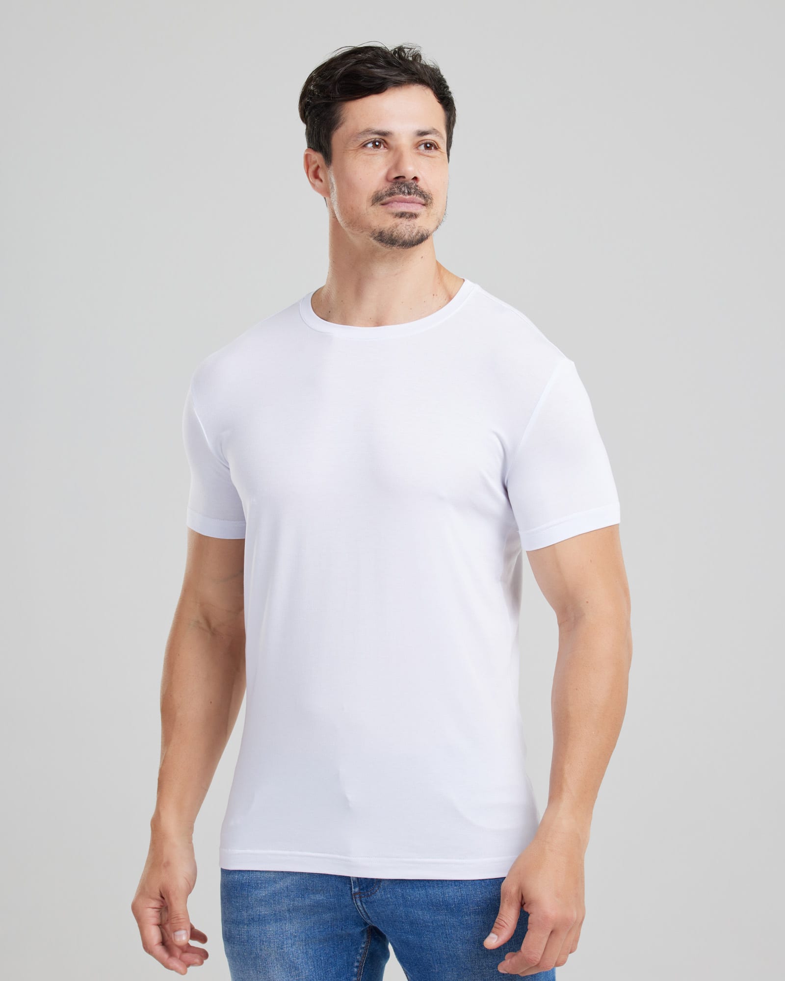 Camiseta Modal Tech Slim Fit — Lunfe Têxtil — foto 9