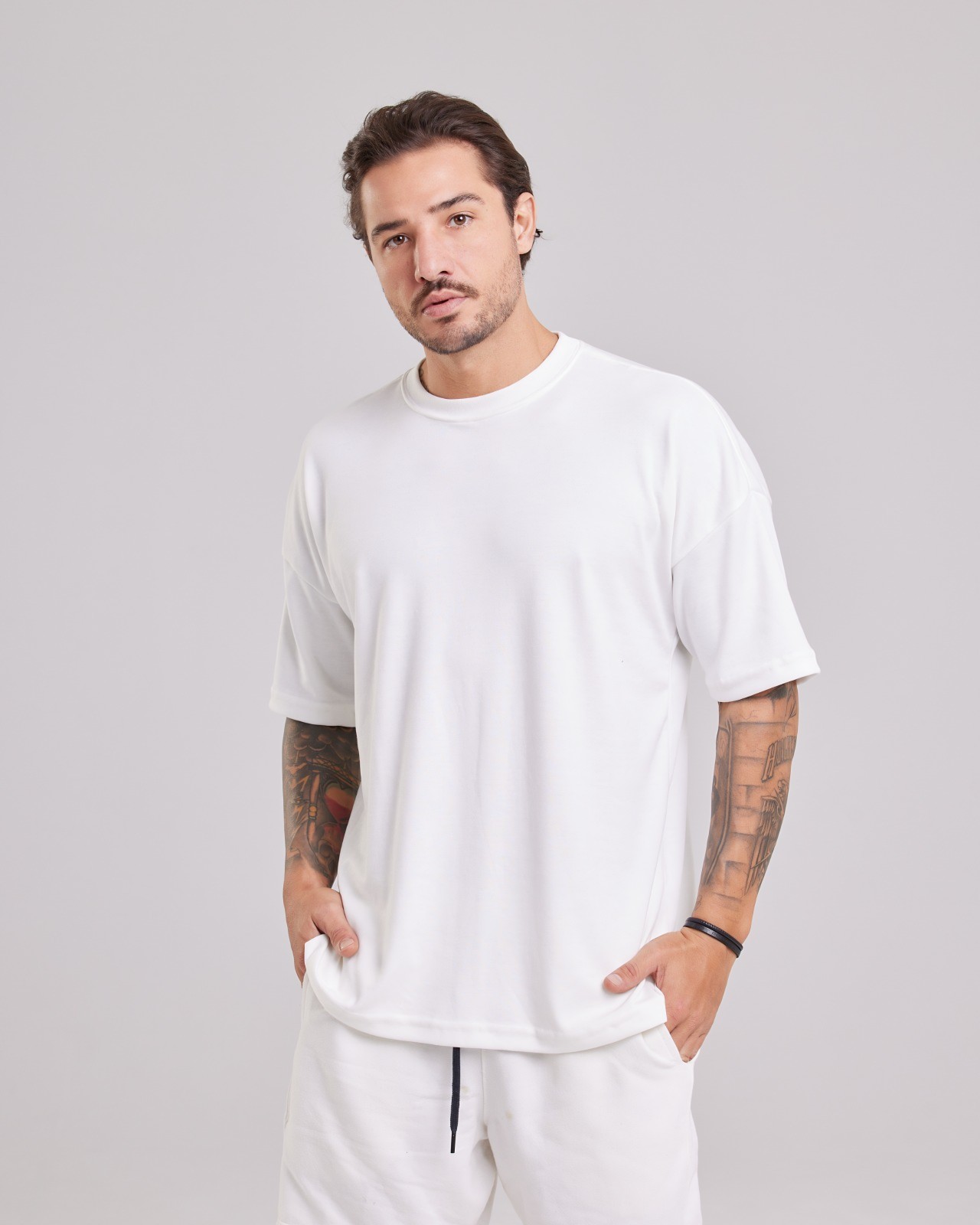 Camiseta Oversized Suedine Peruano — Lunfe Têxtil — foto 3