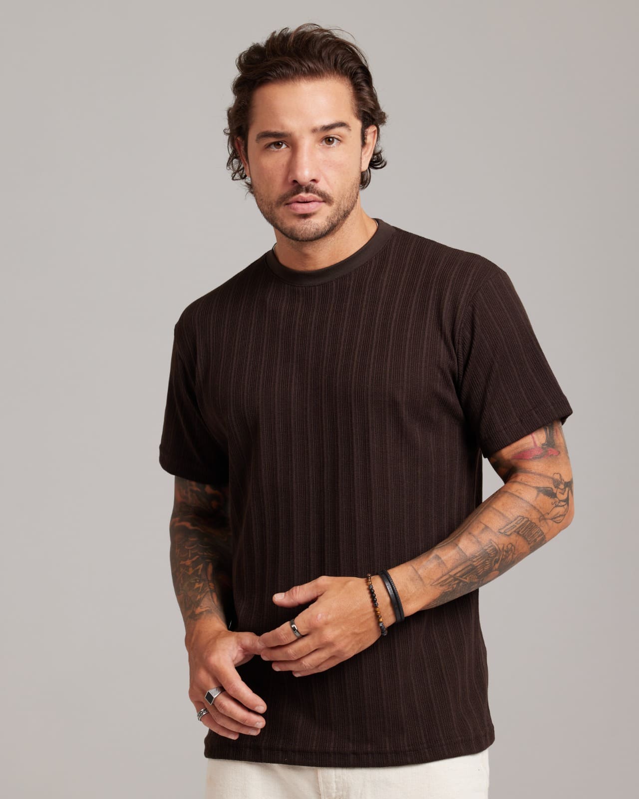 Camiseta Rib Wide Texture — Lunfe Têxtil — foto 5