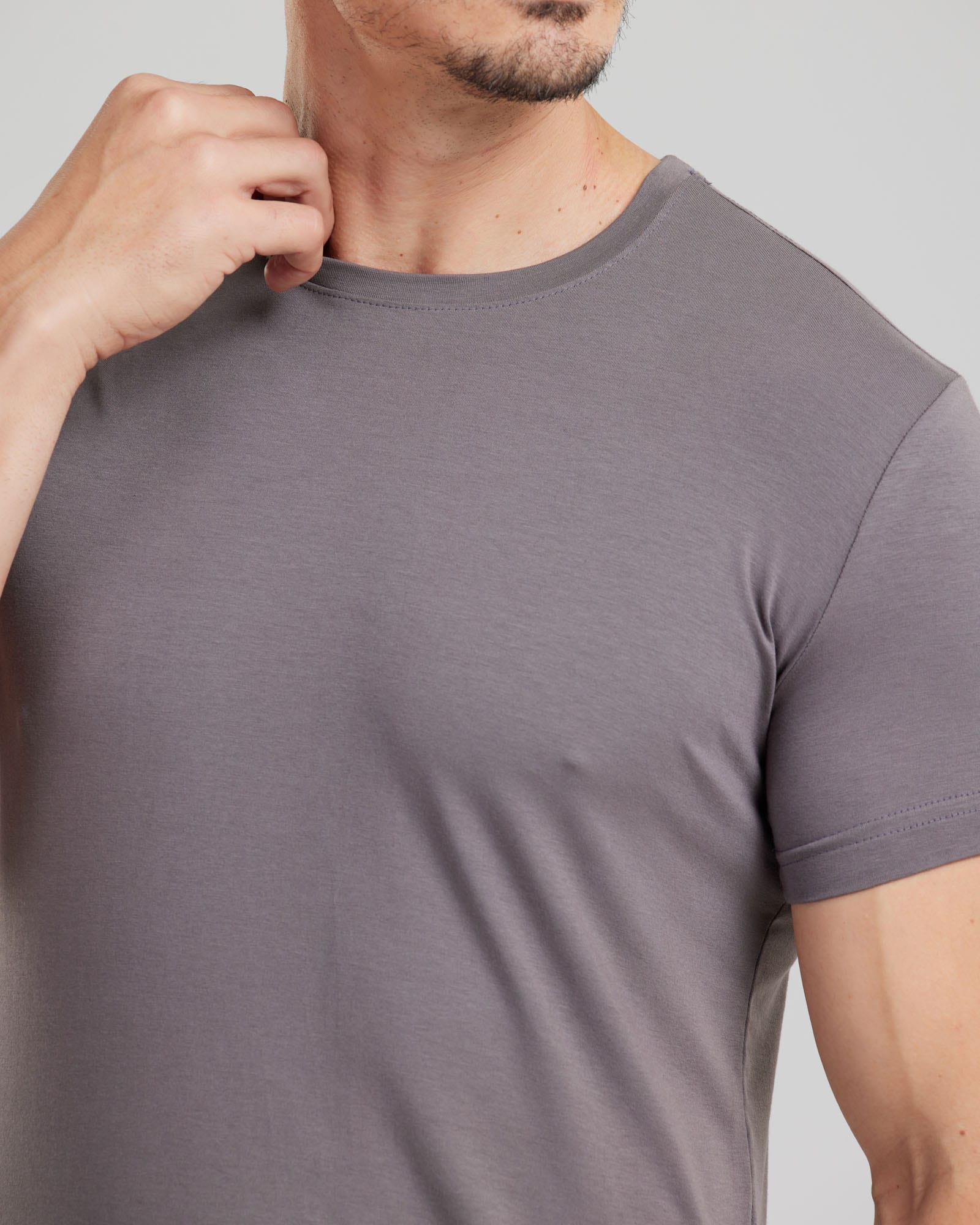 Camiseta Cotton Pima Slim Fit — Lunfe Têxtil — foto 9