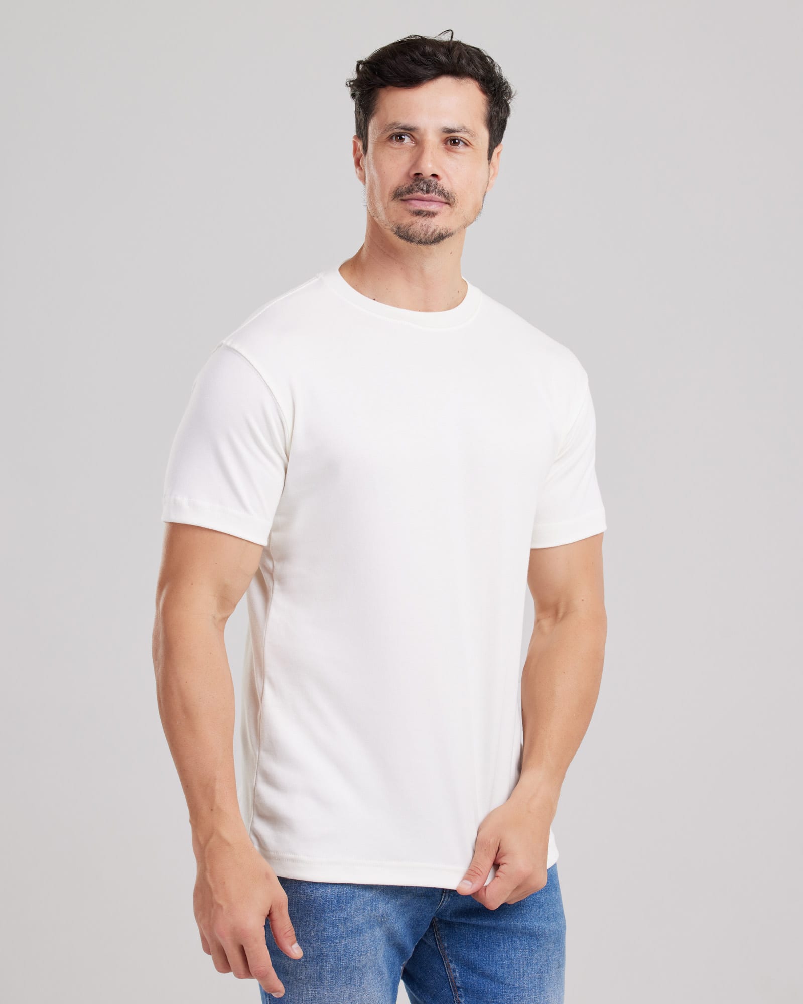 Camiseta Suedine Pima Sensory Regular Fit — Lunfe Têxtil — foto 2