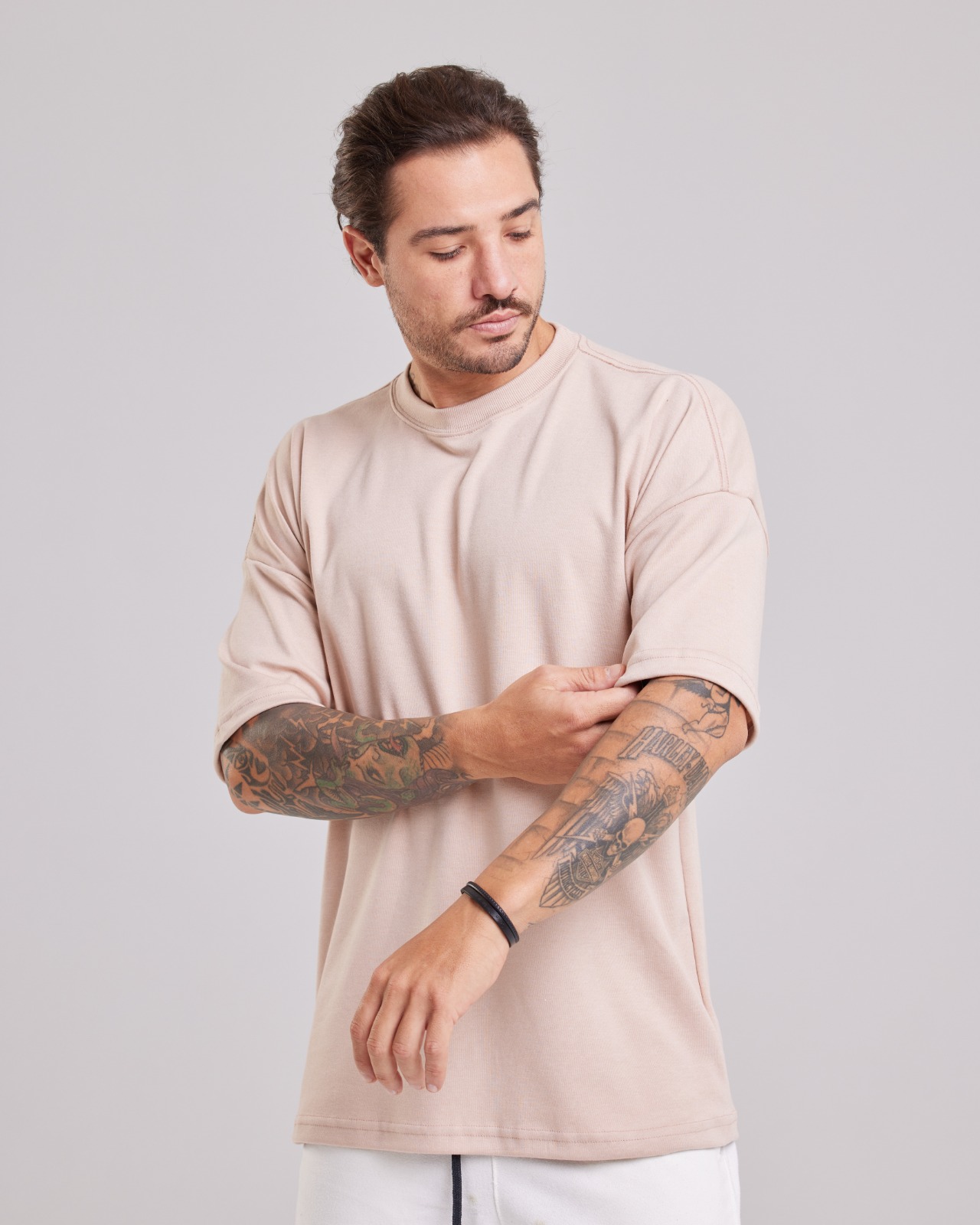 Camiseta Oversized Suedine Peruano — Lunfe Têxtil — foto 7