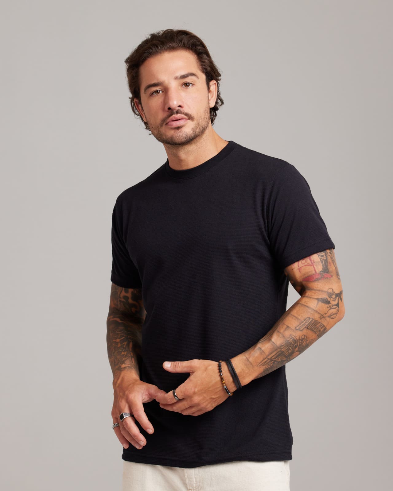 Camiseta Ripple Texture Regular