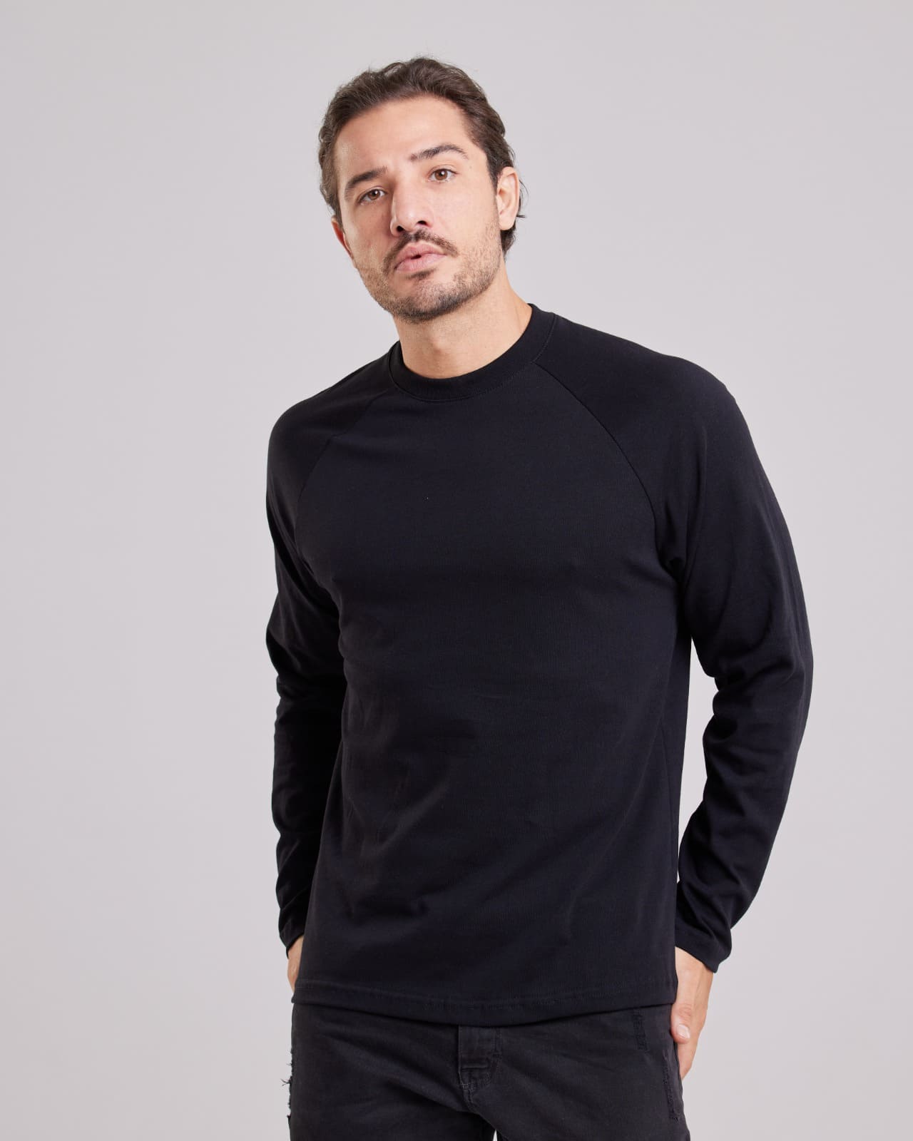 Blusa Raglan Manga Longa — Lunfe Têxtil — foto 5