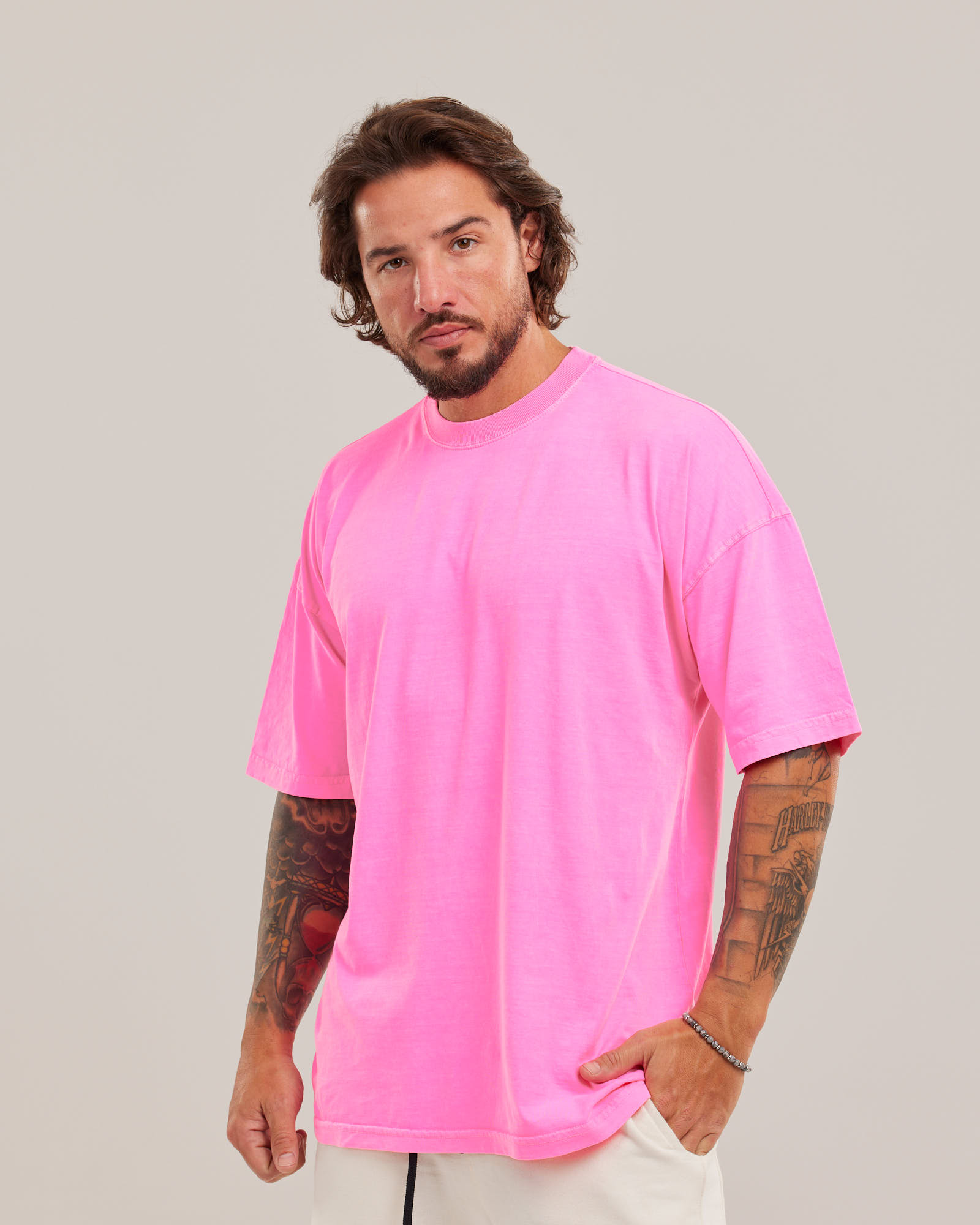 Camiseta Oversized Estonada Vintage — Lunfe Têxtil — foto 3