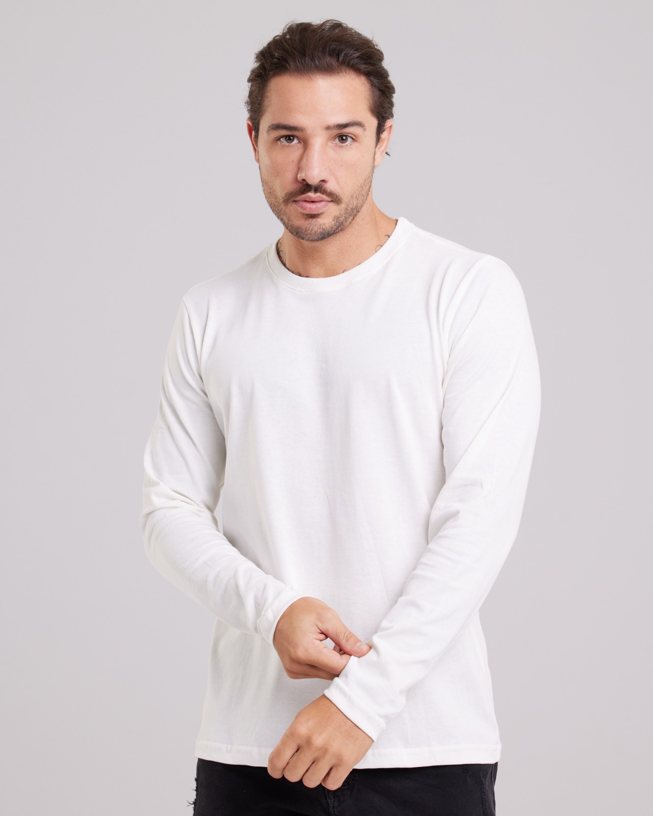 Blusa Manga Longa Básica — Lunfe Têxtil — foto 6