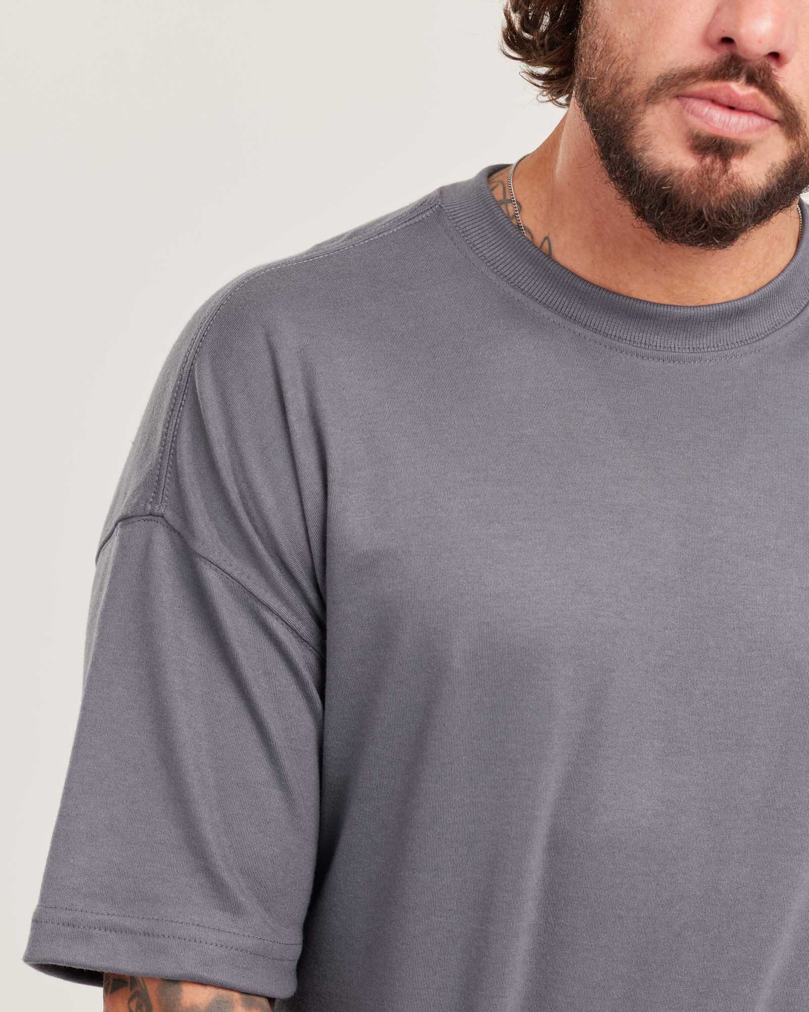 Camiseta Oversized Malhão Suedine — Lunfe Têxtil — foto 9