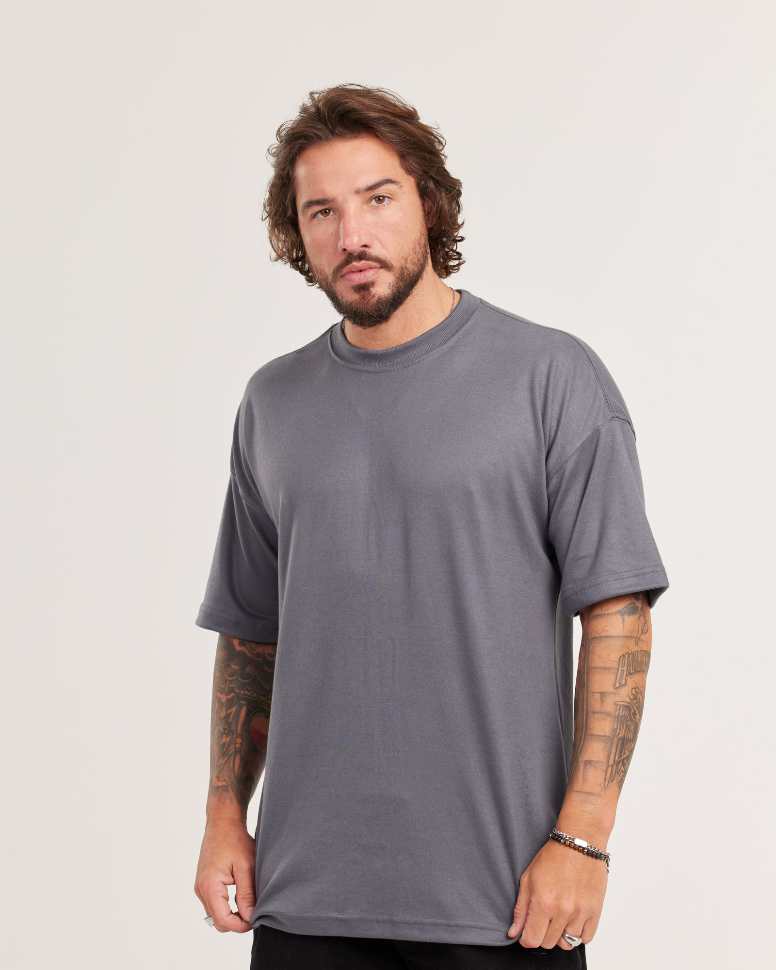 Camiseta Oversized Malhão Suedine — Lunfe Têxtil — foto 8