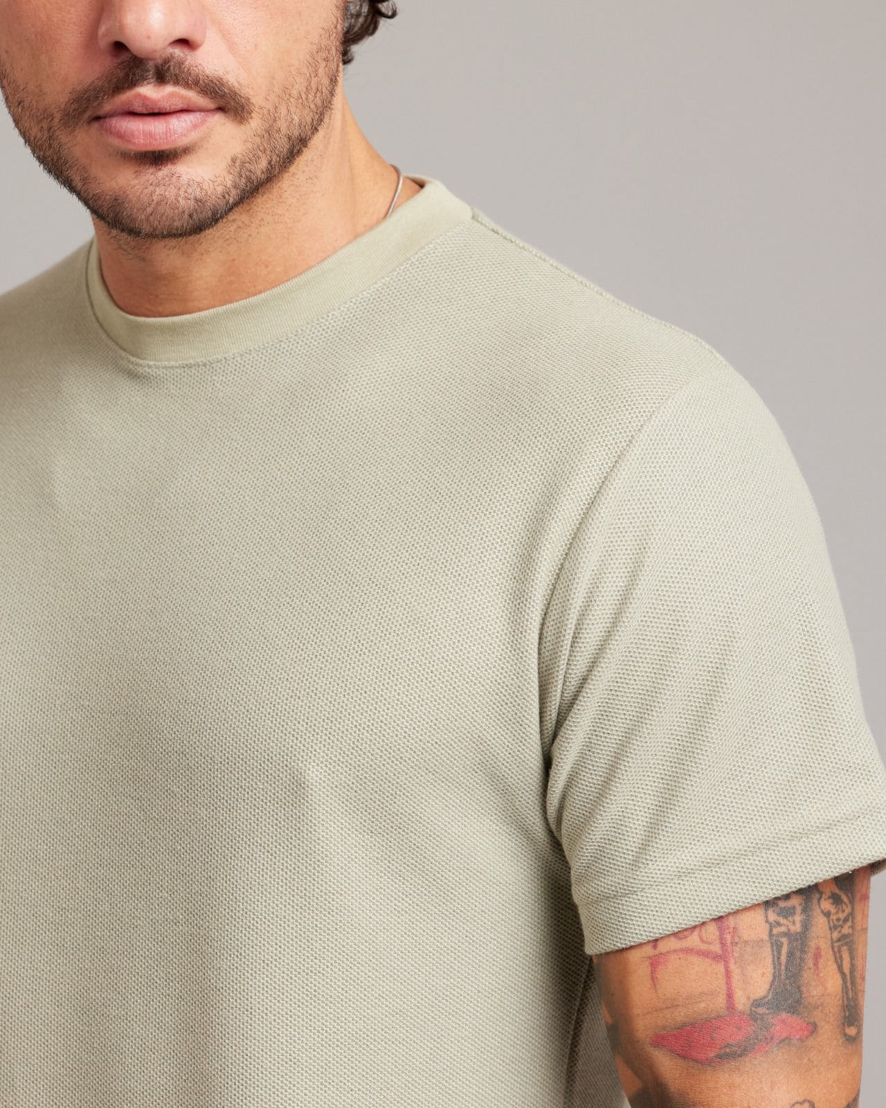 Camiseta Piquê Texture — Lunfe Têxtil — foto 7