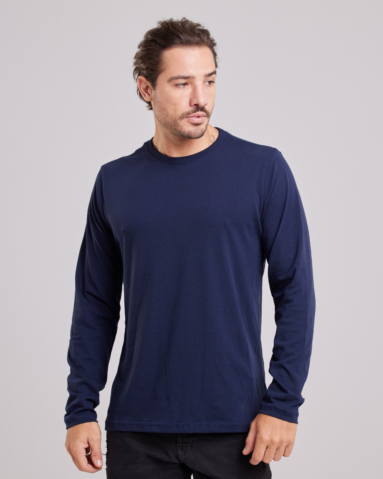 Blusa Manga Longa Básica — Lunfe Têxtil — foto 2