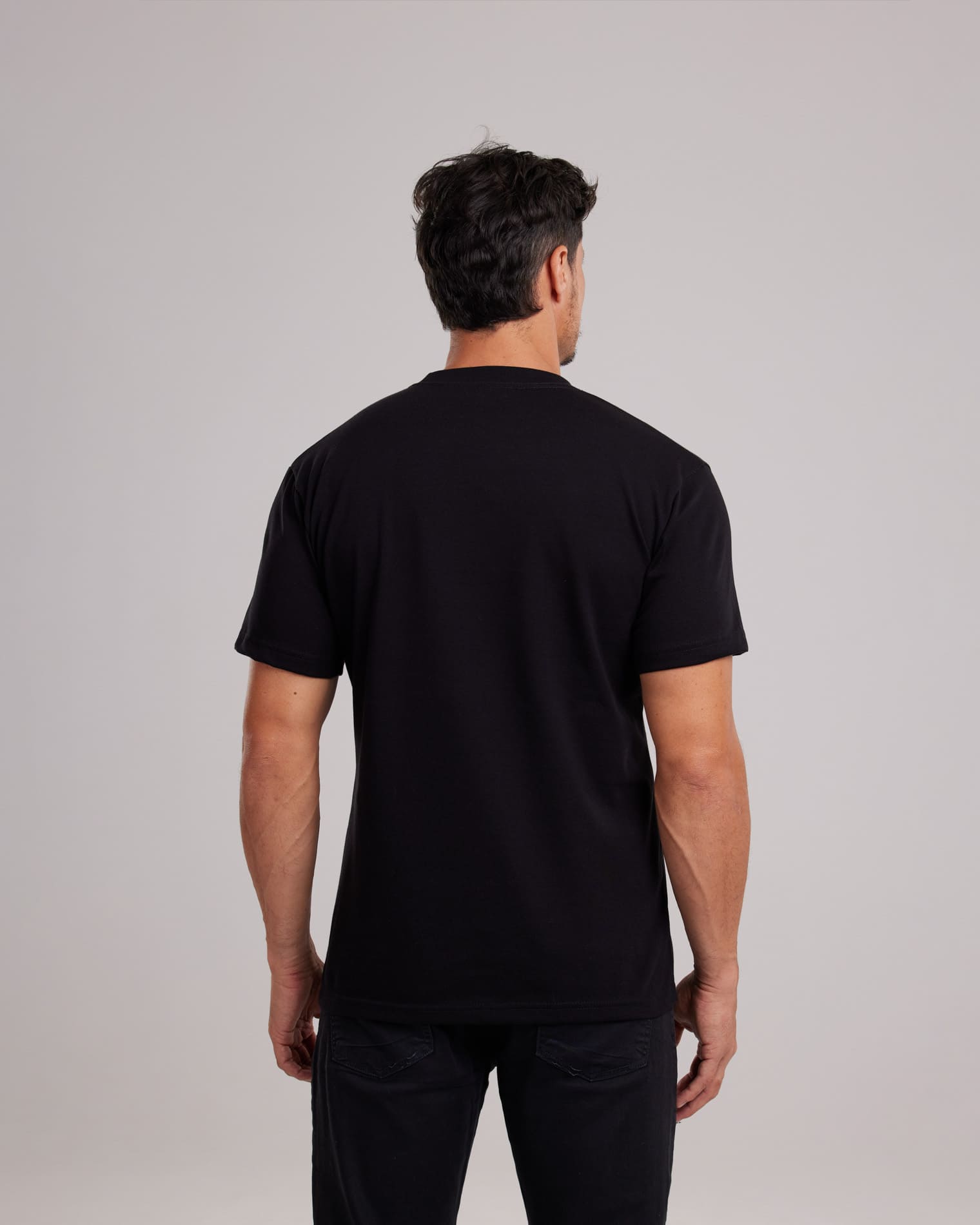 Camiseta Chinese Cotton Heavyweight Preto — Lunfe Têxtil — foto 8