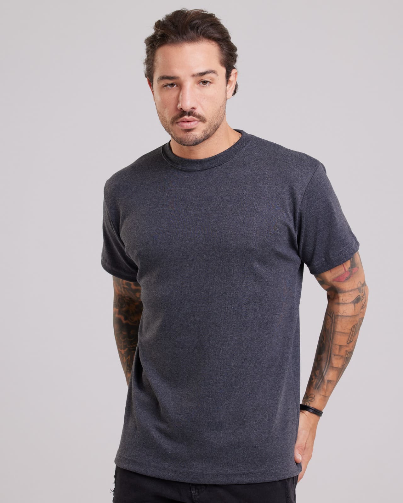 Camiseta Suedine Peruano Preto — Lunfe Têxtil — foto 5