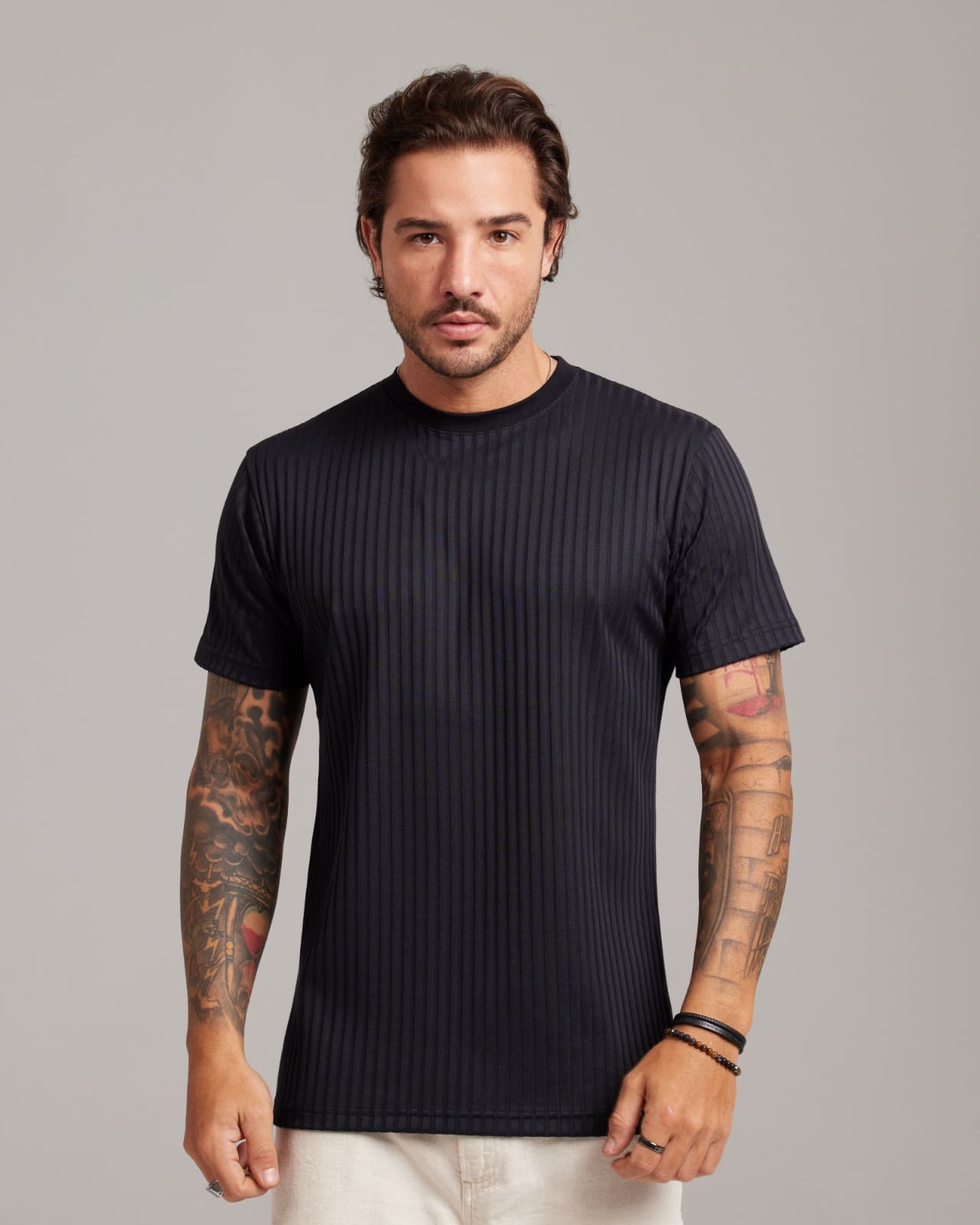 Camiseta Plissé Texture — Lunfe Têxtil — foto 5