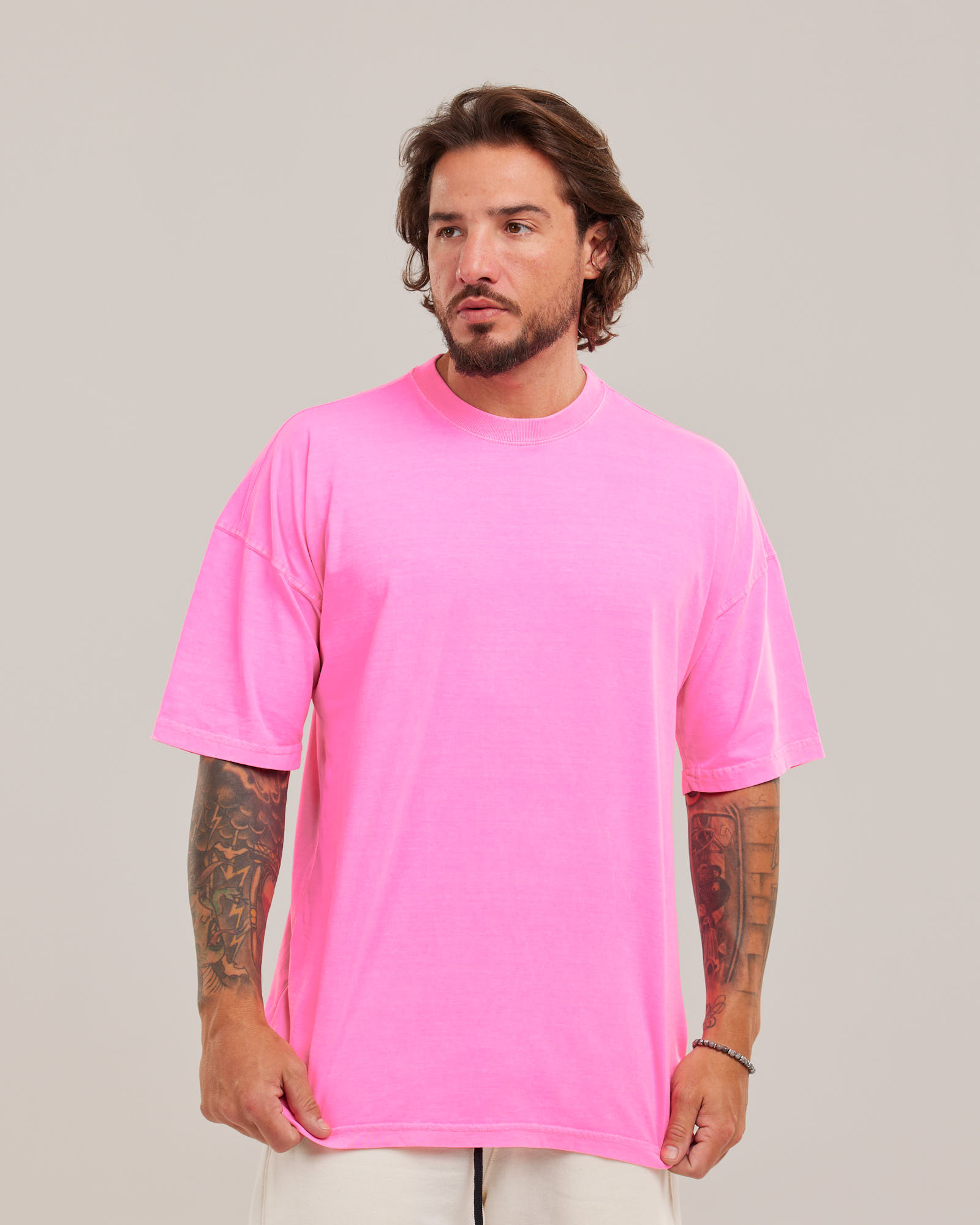 Camiseta Oversized Estonada Vintage — Lunfe Têxtil — foto 2
