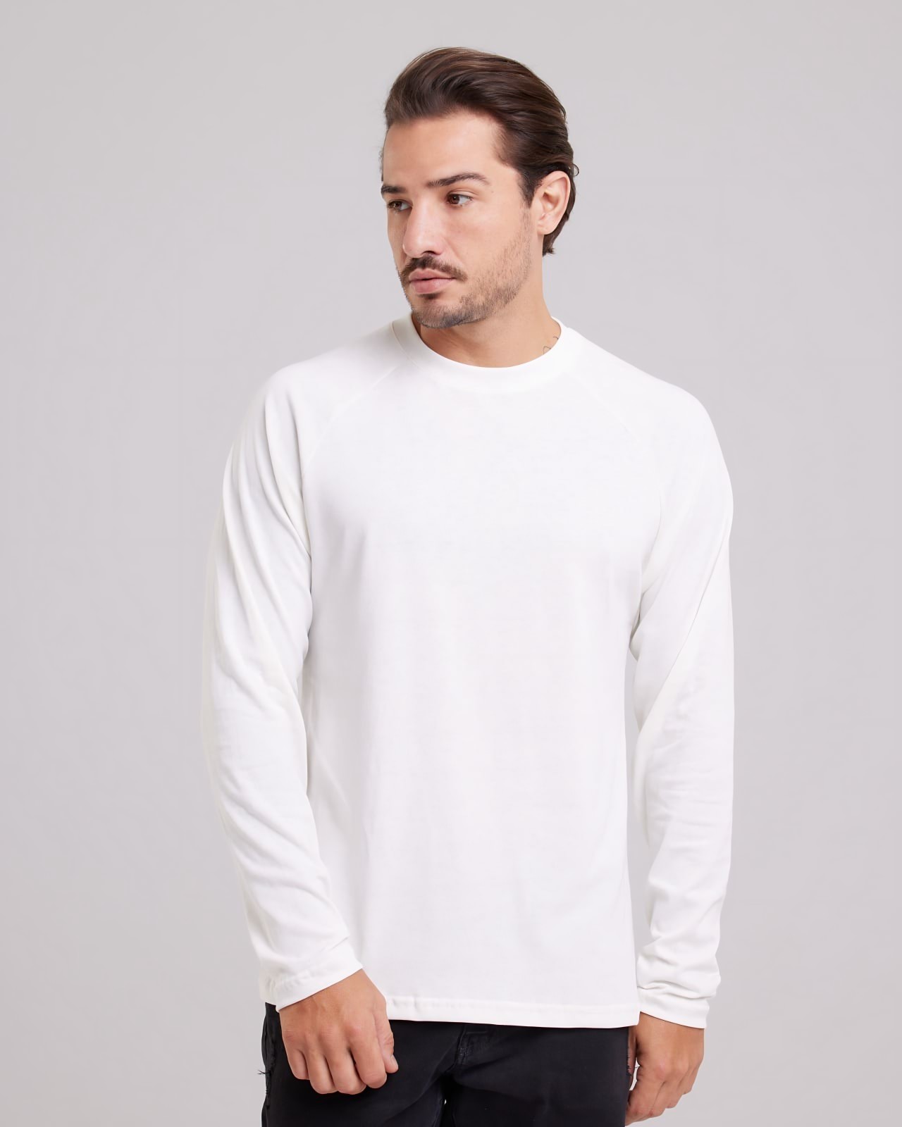 Blusa Raglan Manga Longa — Lunfe Têxtil — foto 2