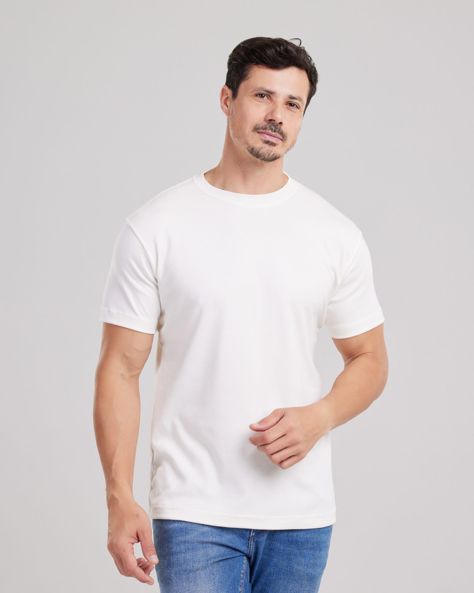 Camiseta Suedine Pima Sensory Regular Fit — Lunfe Têxtil — foto 3