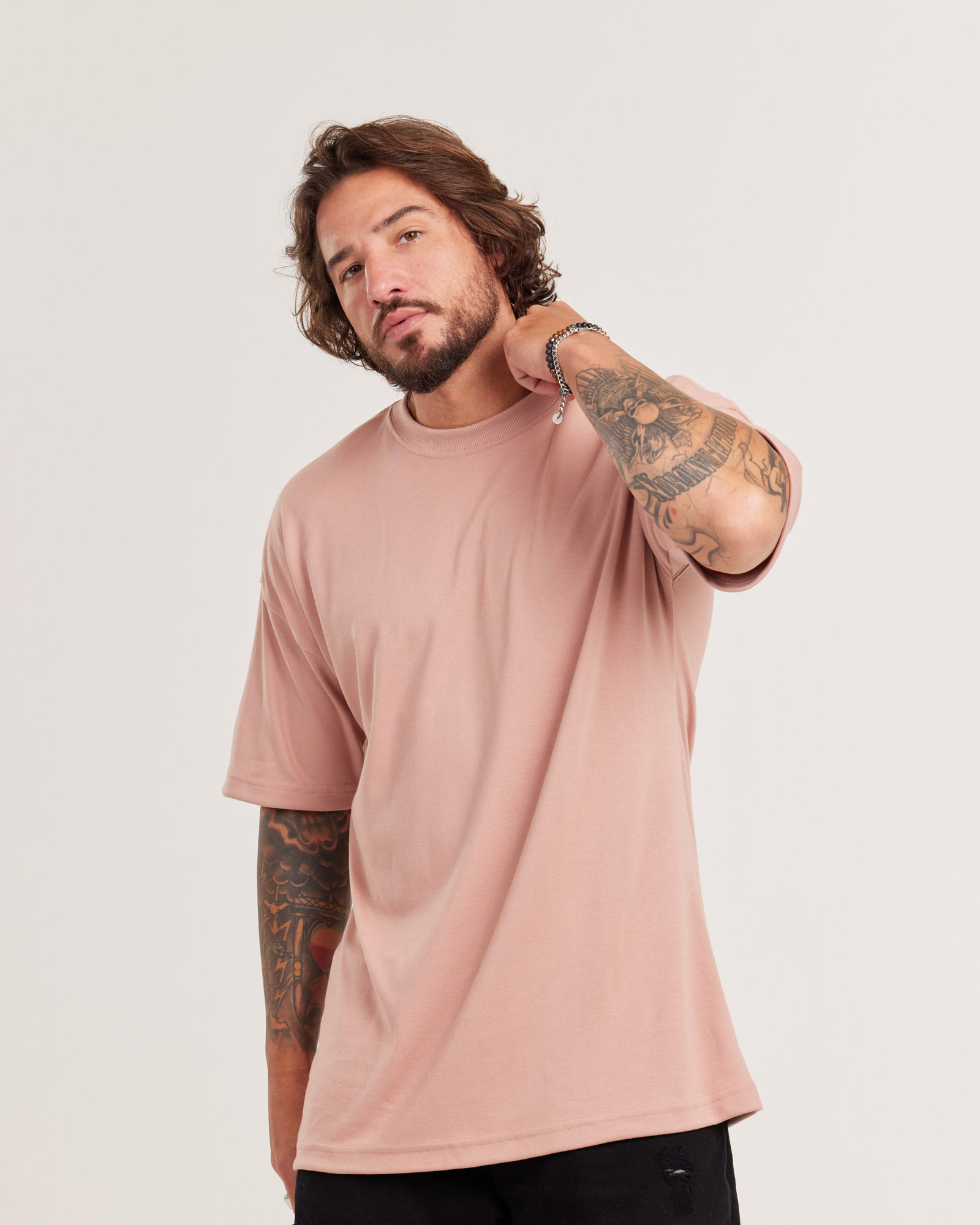 Camiseta Oversized Malhão Suedine