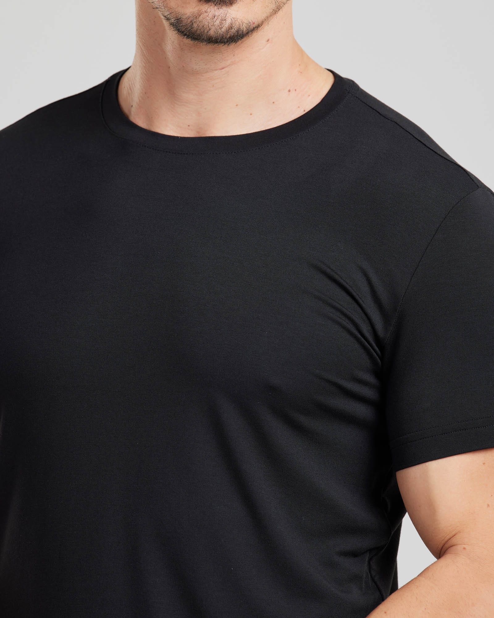 Camiseta Modal Tech Slim Fit — Lunfe Têxtil — foto 6