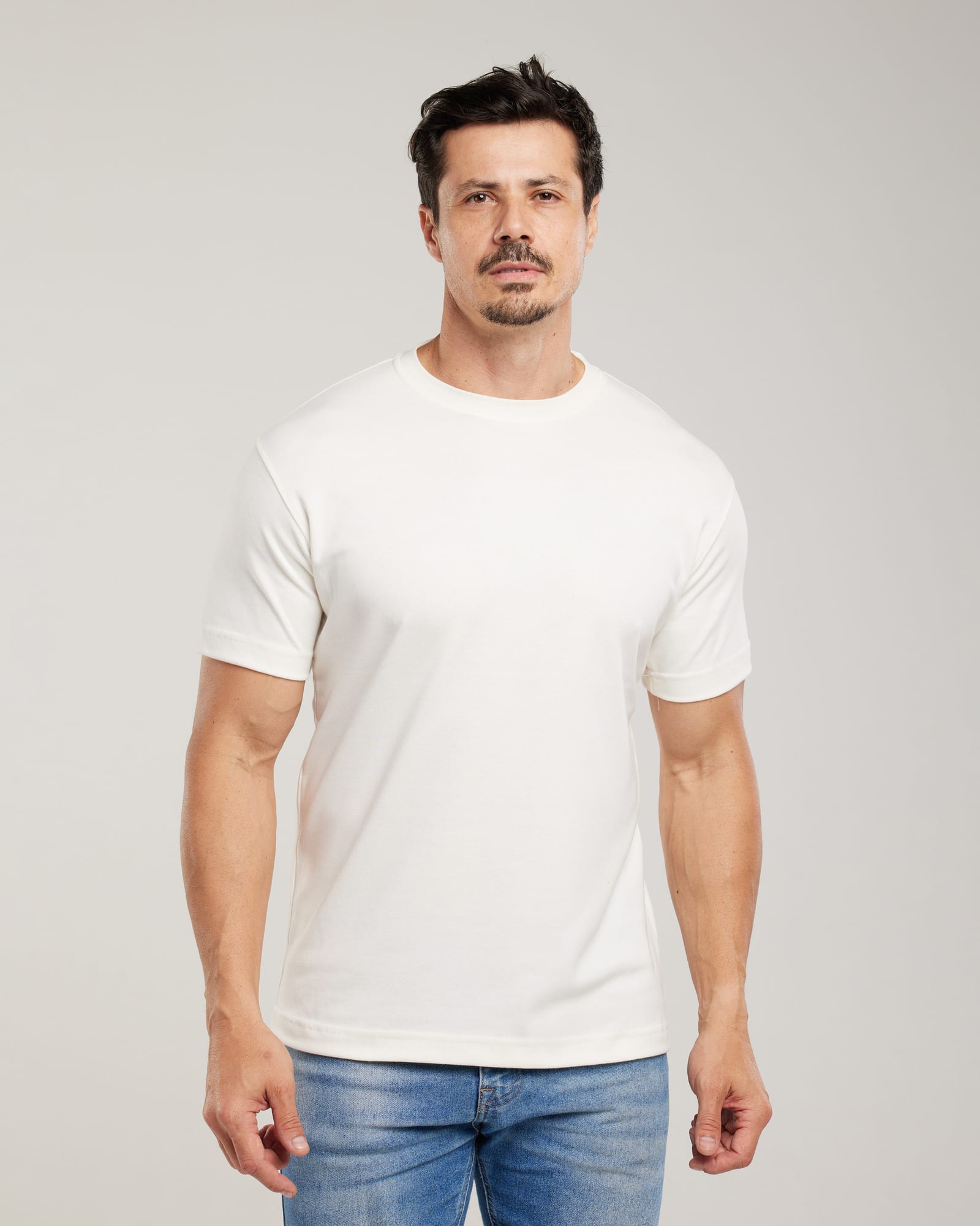 Camiseta Algodão Egípcio Regular Fit — Lunfe Têxtil — foto 5