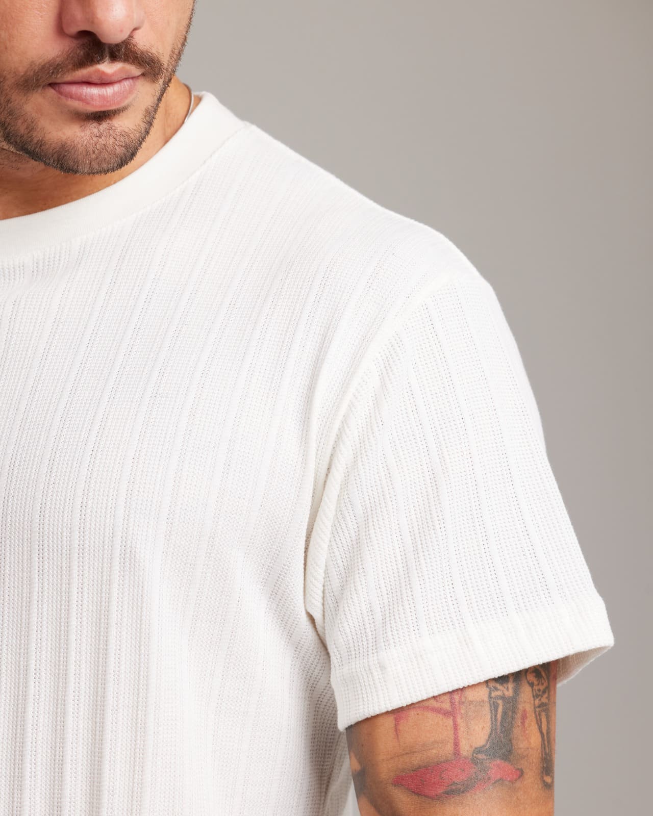 Camiseta Rib Wide Texture — Lunfe Têxtil — foto 2