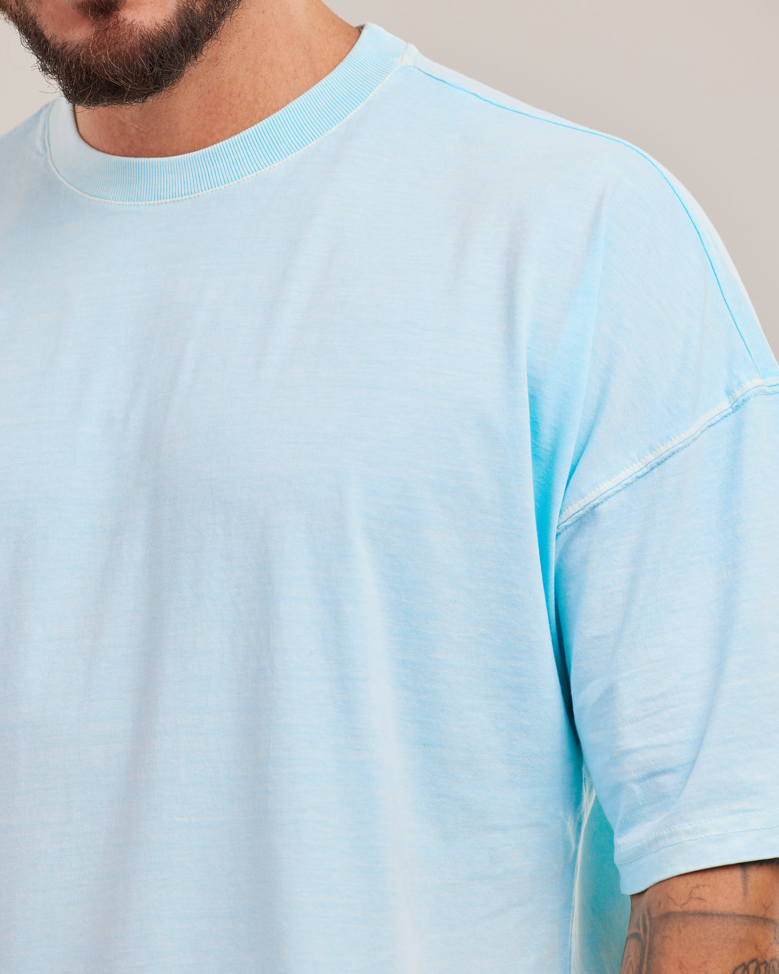 Camiseta Oversized Estonada Vintage — Lunfe Têxtil — foto 5