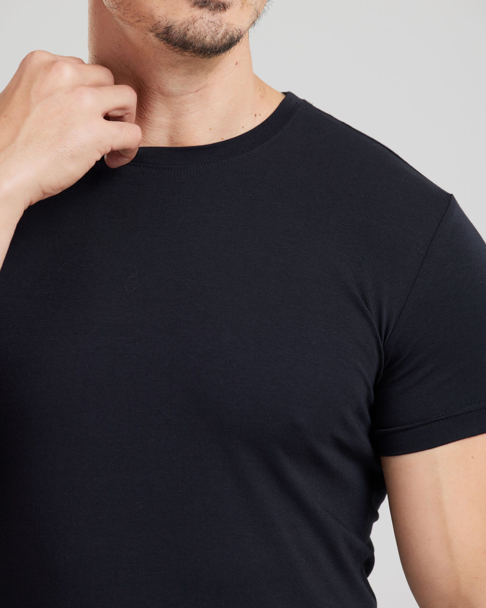 Camiseta Cotton Pima Slim Fit — Lunfe Têxtil — foto 6