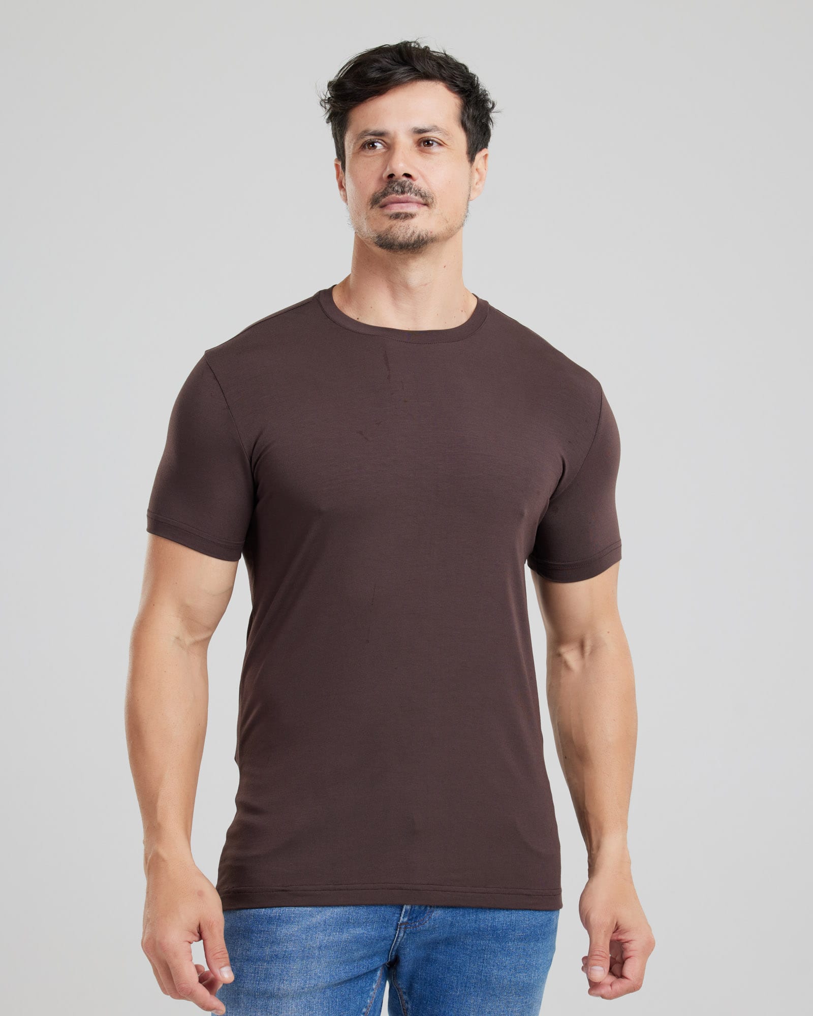 Camiseta Modal Tech Slim Fit — Lunfe Têxtil — foto 2