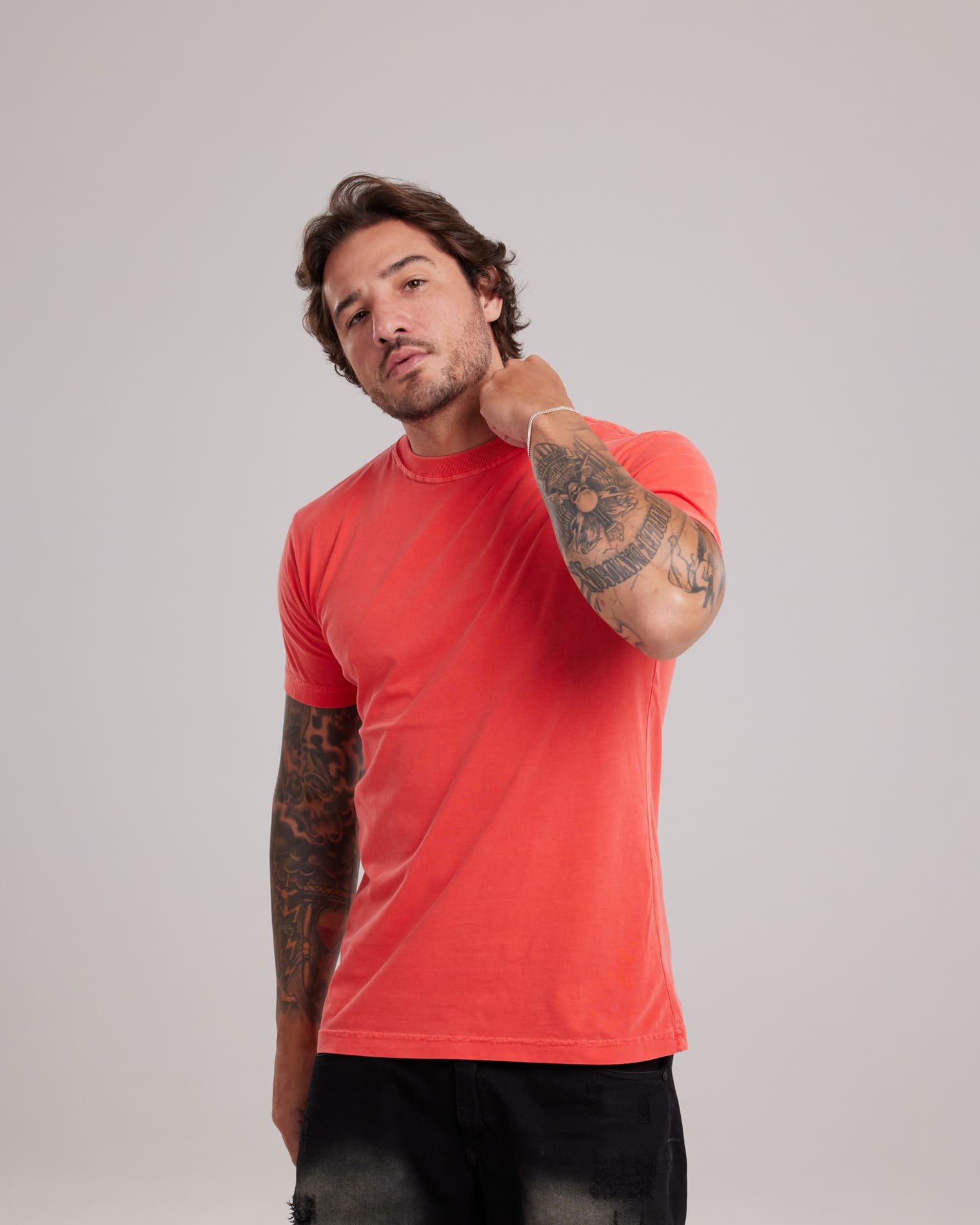 Camiseta Estonada Cores Vibrantes — Lunfe Têxtil — foto 3