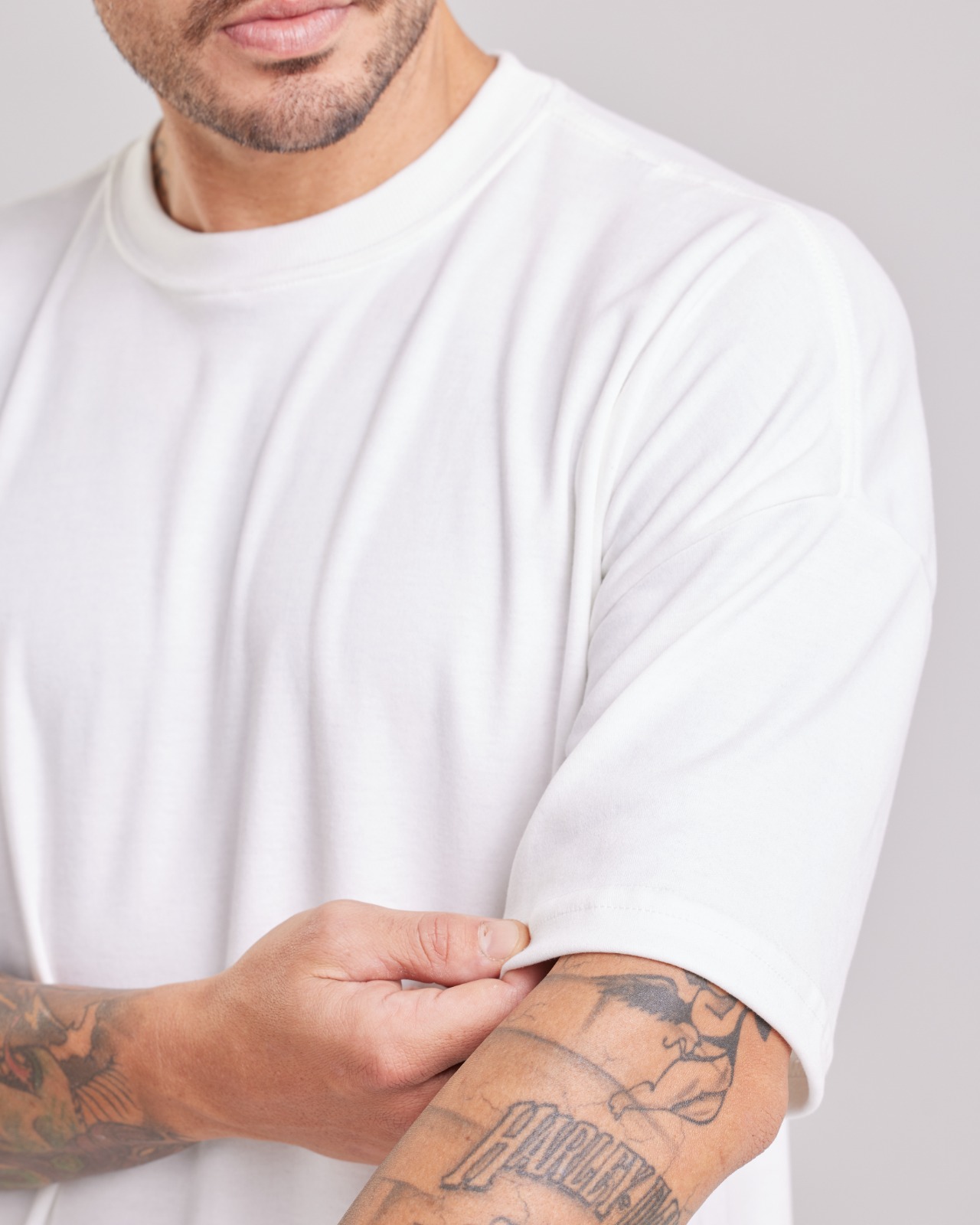 Camiseta Oversized Suedine Peruano — Lunfe Têxtil — foto 2
