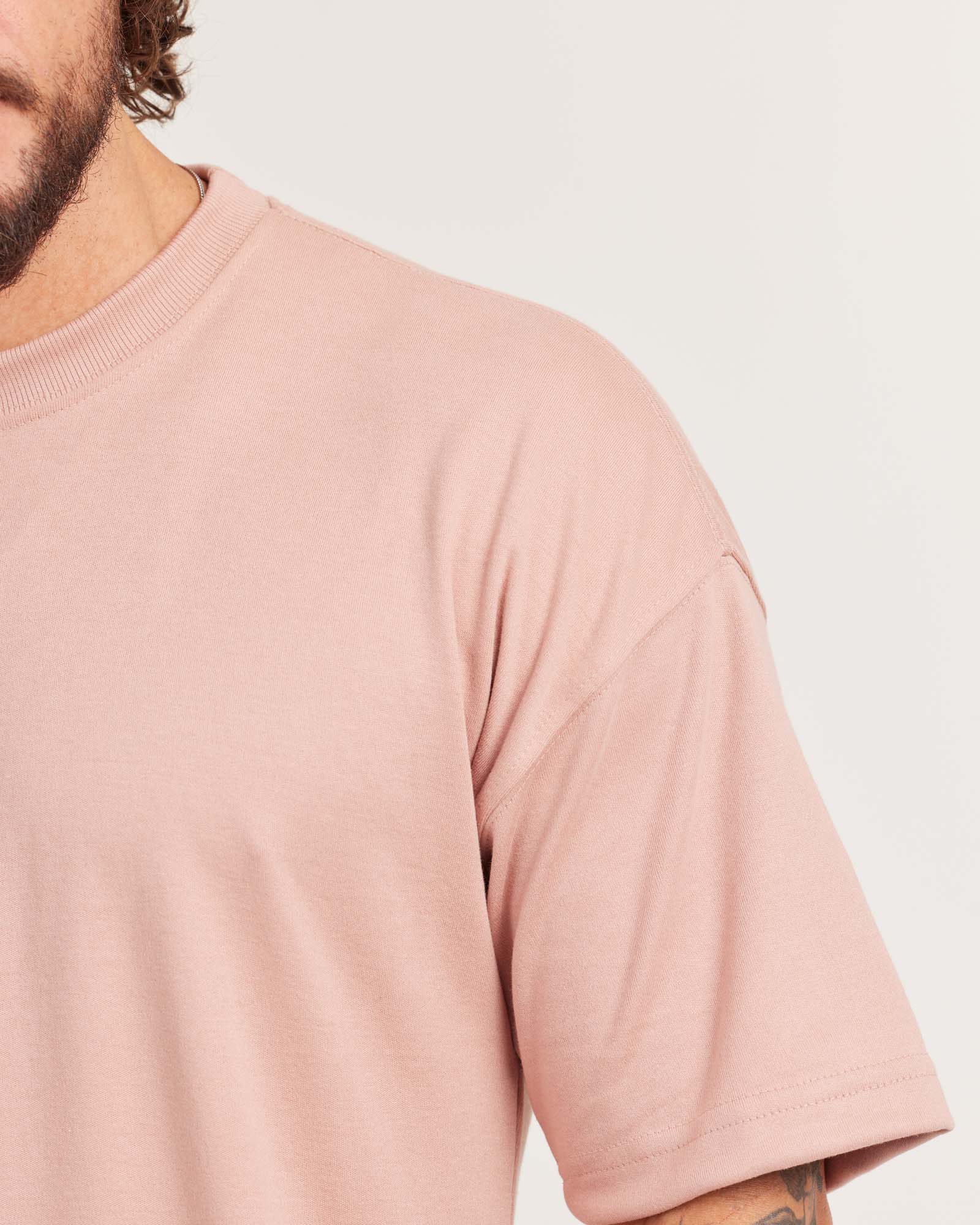 Camiseta Oversized Malhão Suedine — Lunfe Têxtil — foto 2