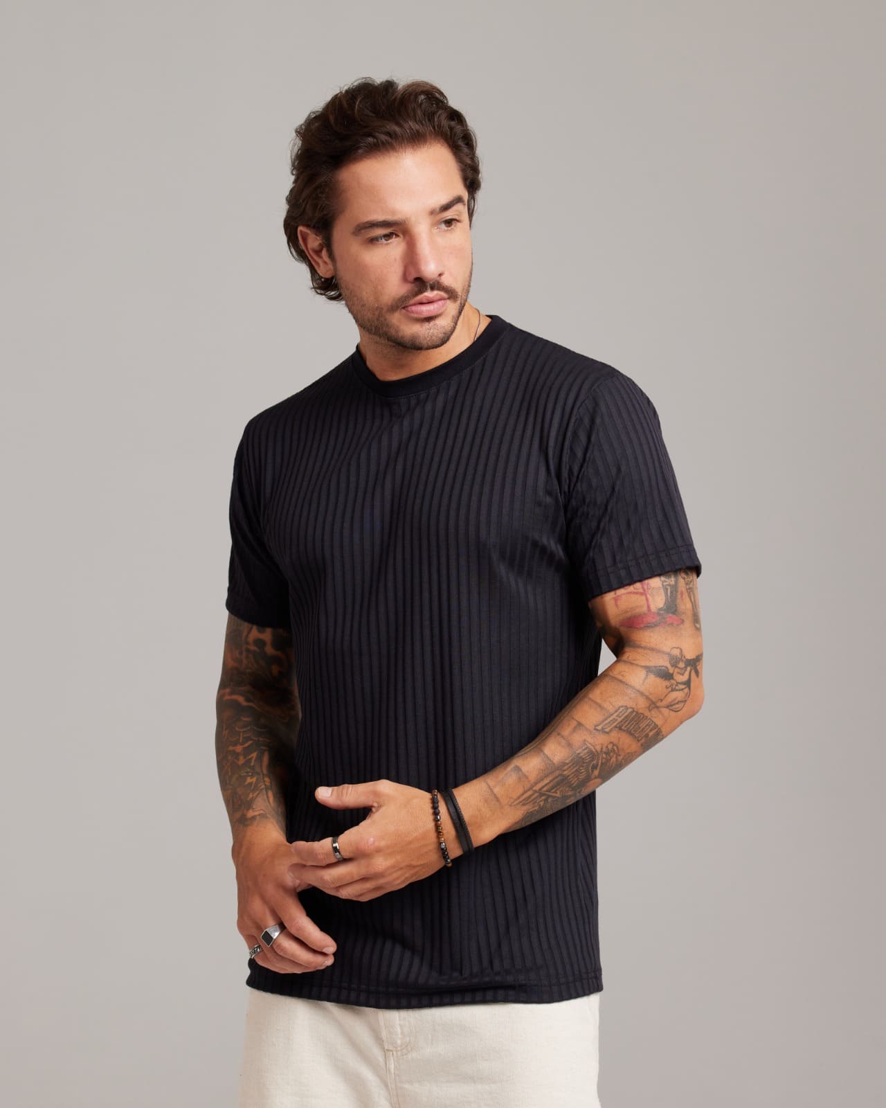 Camiseta Plissé Texture — Lunfe Têxtil — foto 7