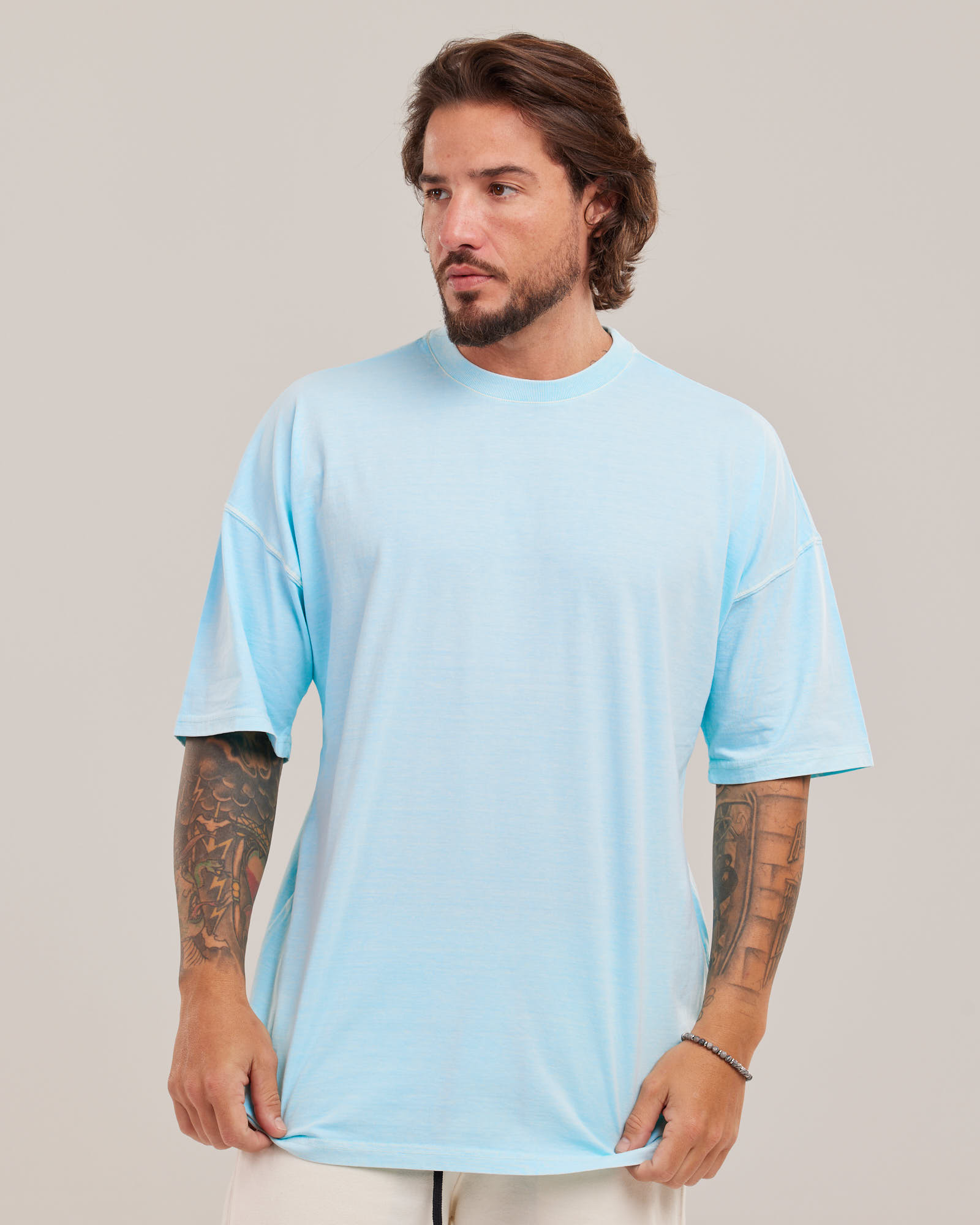 Camiseta Oversized Estonada Vintage — Lunfe Têxtil — foto 6