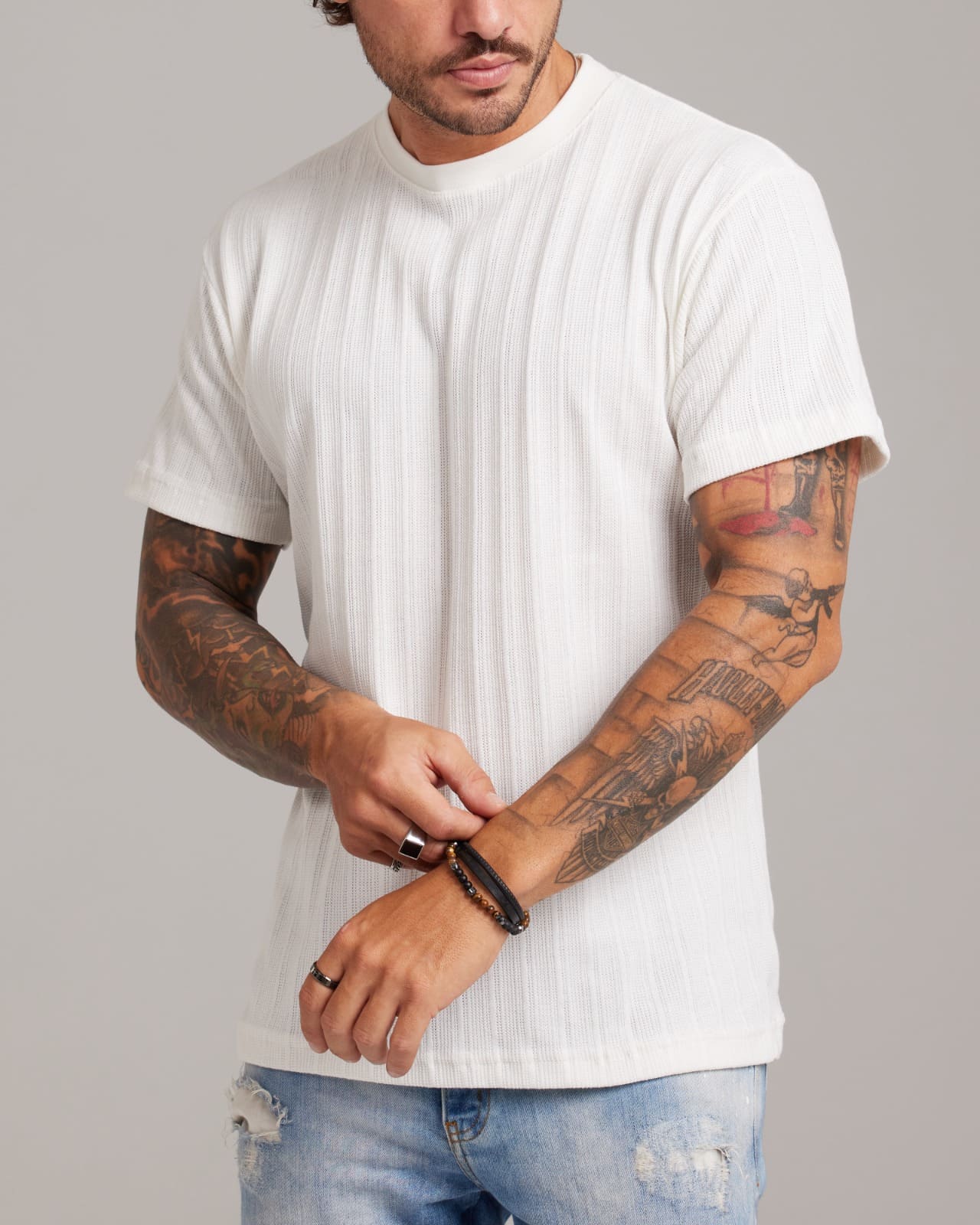 Camiseta Rib Wide Texture — Lunfe Têxtil — foto 3
